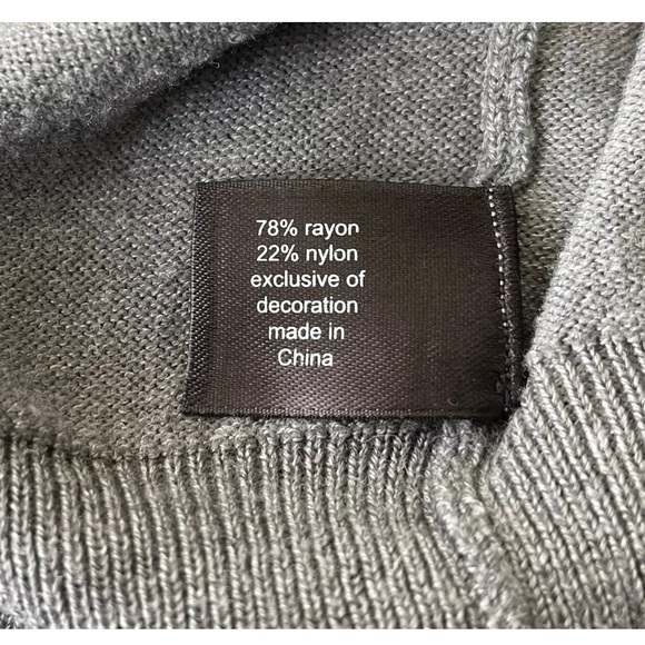 Lane Bryant Gray Button Cardigan Sweater Size 22/24, Black Lace Accent - Picture 7 of 8